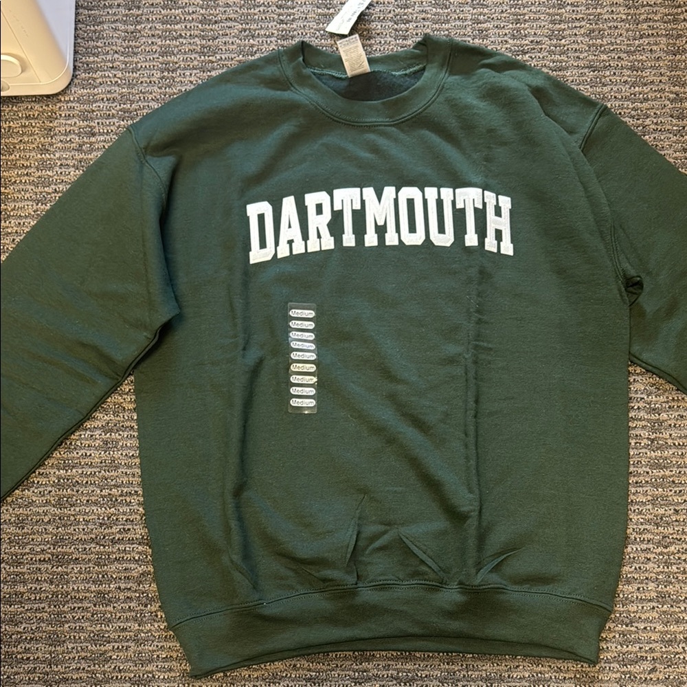 Gildan Green Crewneck Sweater Classic Style